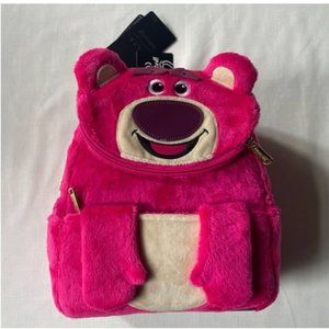 Loungefly Toy Story Lotso Plush Pocket Mini Backpack